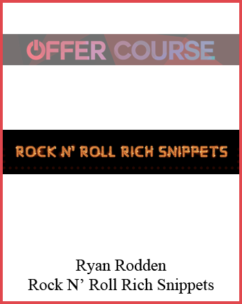 Ryan Rodden – Rock N’ Roll Rich Snippets