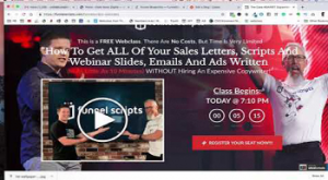 Funnel Scripts - Create Sales letters Scripts and Webinar Slides in under 10 minutes (1 Year Access)