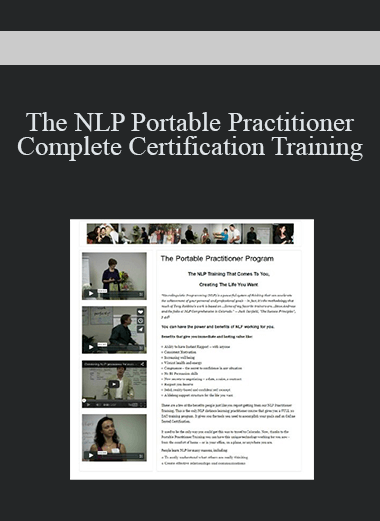 The NLP Portable Practitioner Complete Certification Training