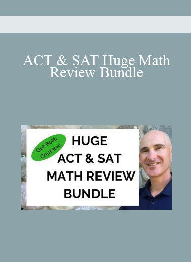 ACT & SAT Huge Math Review Bundle