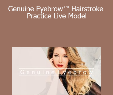 Dora Hollos Essential - Genuine Eyebrow™ Hairstroke Practice Live Model