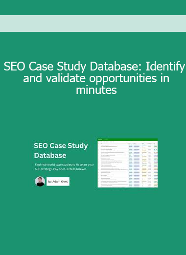 SEO Case Study Database: Identify and validate opportunities in minutes