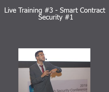 Julien Klepatch - Live Training #3 - Smart Contract Security #1