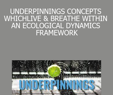 UNDERPINNINGS CONCEPTS WHICH LIVE & BREATHE WITHIN AN ECOLOGICAL DYNAMICS FRAMEWORK